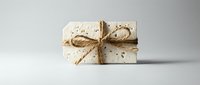 Handmade soap bar wrapped with twine on white background, isolated for packaging design, cosmetics branding, wellness product marketing, and natural beauty retail use.