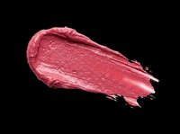 Pink lipstick smear swatch isolated on transparent background, ready for beauty, cosmetic, makeup design, stickers, print on demand, and T-shirt use.
