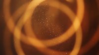 Glowing golden spiral vortex with swirling light particles and warm amber tones creating an abstract energy tunnel effect for motion graphics and visual effects projects.