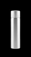 Stainless steel thermos flask isolated on transparent background, ready for design use in clipart, stickers, print on demand, sublimation, and t-shirt design.