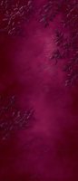 Deep burgundy textured background with delicate leaf branches in corners creating elegant frame effect, suitable for luxury product packaging or invitation designs.