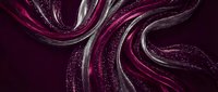 Abstract purple and magenta liquid swirl with glittery texture creating dynamic flowing motion on dark background for modern design projects.