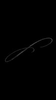 Elegant calligraphy flourish isolated on transparent background, ready for stickers, t-shirt design, print on demand, invitations, and sublimation projects.