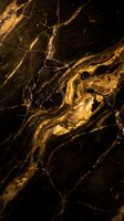 Luxurious black marble texture with flowing gold veins and metallic accents, ideal for elegant backgrounds, interior design, packaging, and premium branding projects.