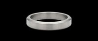 Matte silver metal ring isolated on transparent background, ready for stickers, print on demand, T-shirt design, clipart, and sublimation projects.