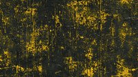 Dark grunge background with distressed yellow and black texture, scratched surface effect and vintage worn appearance for creative design projects.