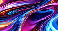 Abstract flowing waves with vibrant neon colors creating dynamic motion patterns for modern digital backgrounds and contemporary graphic design projects.