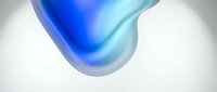 Abstract blue fluid wave shape with gradient colors flowing on light background for modern digital design and creative projects.