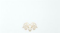 Gemini zodiac sign symbol with twin male profiles in continuous line art style on neutral background.