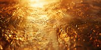 Abstract golden liquid surface with sunlight reflection creates luxurious metallic texture perfect for luxury brand marketing and premium product backgrounds.