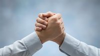 Business handshake partnership agreement cooperation teamwork professional meeting deal success collaboration unity strength trust corporate.