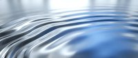 Abstract blue and silver metallic waves with smooth flowing curves creating dynamic motion effect for modern digital backgrounds and presentations.