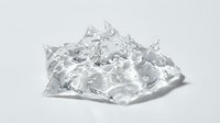 Crushed ice cubes isolated on white background, ready for beverage design, cocktail graphics, cooling product mockups, and refreshment marketing materials.