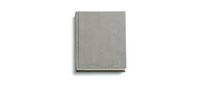 Closed gray linen hardcover book isolated on white background, ready for design mockups, branding projects, and publishing presentations.