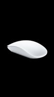White wireless computer mouse isolated on transparent background, ready for design use on t-shirts, clipart, stickers, print-on-demand products and sublimation projects.