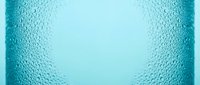 Textured turquoise water droplet surface with light blue gradient background, isolated design element suitable for backgrounds, web graphics, and digital projects.