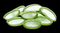 Sliced green okra pods isolated on transparent background, ready for t-shirt designs, clipart, stickers, print-on-demand products, and sublimation projects.