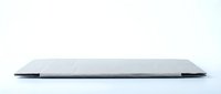 Closed laptop computer with silver metallic finish isolated on white background, suitable for technology, business, and corporate design projects.