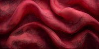Abstract wavy red fabric texture with soft folds and ripples creating dynamic movement and depth, suitable for luxury brand backgrounds and design projects.