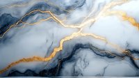 Luxury marble texture with gold veins on navy blue and white background, abstract fluid art design for elegant interior decor.