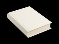 Blank white hardcover book isolated on transparent background, ready for mockup, clipart, sticker, print on demand, sublimation, and t-shirt design use.