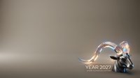 Young professional male with dark hair and medium complexion in formal black suit holding glowing light bulb with year 2027 text, symbolizing future innovation and business vision on neutral background.