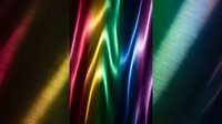 Vibrant rainbow colored metallic tubes with brushed surface texture creating abstract geometric pattern with dramatic lighting and reflections.