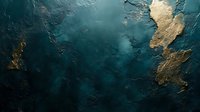 Underwater cave entrance with golden sunlight streaming through dark blue water creating dramatic lighting effects for marine adventure backgrounds.