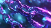 Vibrant liquid splash in neon purple and blue colors with dynamic motion captured at high speed against dark background, creating abstract art patterns.