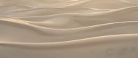 Smooth golden sand dunes with flowing curves and soft shadows creating natural desert landscape patterns for travel and nature backgrounds.