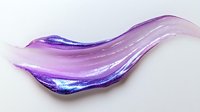 Shimmering purple and pink cosmetic smear with metallic glitter effect on white background, isolated swatch showing pearlescent texture and glossy finish.