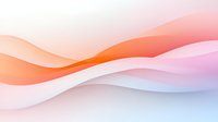 Smooth flowing waves in soft coral, pink and blue gradient create gentle abstract background with modern minimalist design for presentations and layouts.