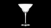 Empty martini glass isolated on transparent background, ready for beverage design, cocktail graphics, bar menus, restaurant branding, print-on-demand products and digital hospitality designs.