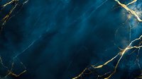 Dark blue marble texture with golden veins and cracks on luxurious stone surface, abstract natural pattern background for elegant design projects.