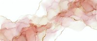 Elegant pink and gold marble alcohol ink texture with soft rose tones and shimmering golden veins on white background for luxury design.