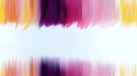Vibrant blurred gradient stripes in yellow, orange, purple and pink tones create abstract motion effect on white background, seamless pattern for modern design projects.