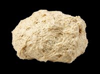 Whole wheat bread dough isolated on transparent background, ready for baking, cooking, and food design projects including print-on-demand and sublimation applications.