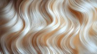 Luxurious blonde wavy hair texture with platinum and caramel tones creating flowing movement pattern for beauty and fashion backgrounds.