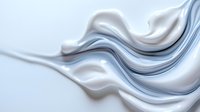 Elegant flowing fabric with smooth curves and soft waves in white and blue tones creating dynamic movement for modern design projects.