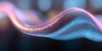 Space with pink and blue colors creating dynamic motion effect for technology and science backgrounds.