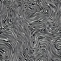 Abstract black and white wavy lines creating organic flowing pattern. Seamless repeating design for fabric, wallpaper and surface pattern backgrounds.