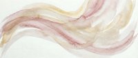 Abstract watercolor waves in soft pink and beige tones flowing across white background, perfect for modern interior design and feminine branding projects.