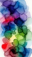 Abstract watercolor background with vibrant flowing colors and organic shapes for creative design projects and artistic compositions.