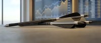 Three black arrows with white fletching rest on a desk surface with a blurred financial chart and stock market display visible in the background, symbolizing investment strategy and business growth.