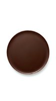 Isolated dark brown ceramic bowl on white background, ready for design use, product mockups, tableware catalogs, and kitchen-related graphics.