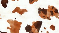 Abstract brown watercolor stains and splatters on white background for artistic projects and creative designs.