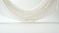 Elegant curved architectural interior with flowing white and beige lines creating modern minimalist space for luxury design presentations.