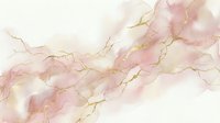 Elegant pink and gold marble texture with flowing veins and soft watercolor effects for luxury design projects and sophisticated backgrounds.