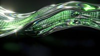 Digital data stream flowing through glowing green circuit pathways on dark background, representing technology, information transfer, and cyber connectivity for digital transformation concepts.