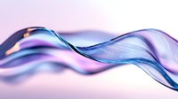 Abstract flowing waves in pink and blue colors creating smooth curved lines against light background, modern minimalist design for creative projects.